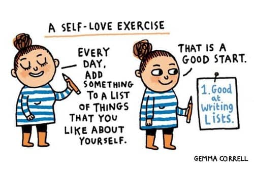 Self love exercise